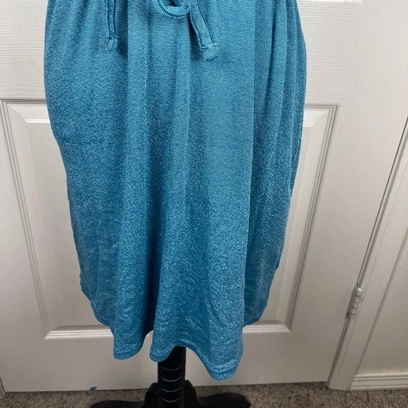 Michael Stars Short Sleeve Tie Waist Midi Dress One Size Fits All - Picture 6 of 8